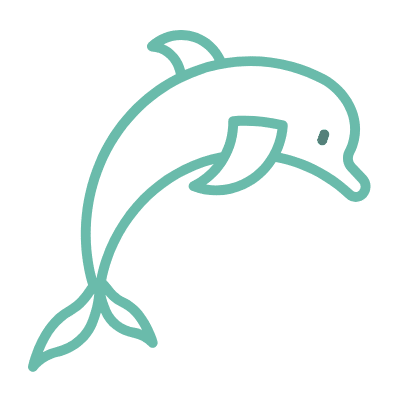 Flippin' Awesome Adventures dolphin logo – Panama City Beach dolphin tours and snorkeling led by marine biologist