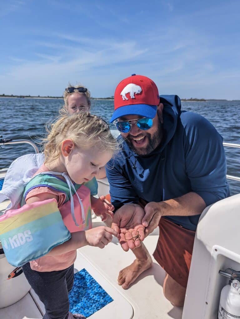 Marine Biologist on a boat