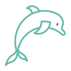 Flippin' Awesome Adventures dolphin logo – Panama City Beach dolphin tours and snorkeling led by marine biologist